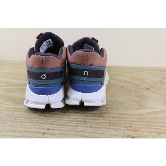 On Hi Edge Womens 7.5 Brown Blue High Top Hiking Running Sneakers - Picture 3 of 14